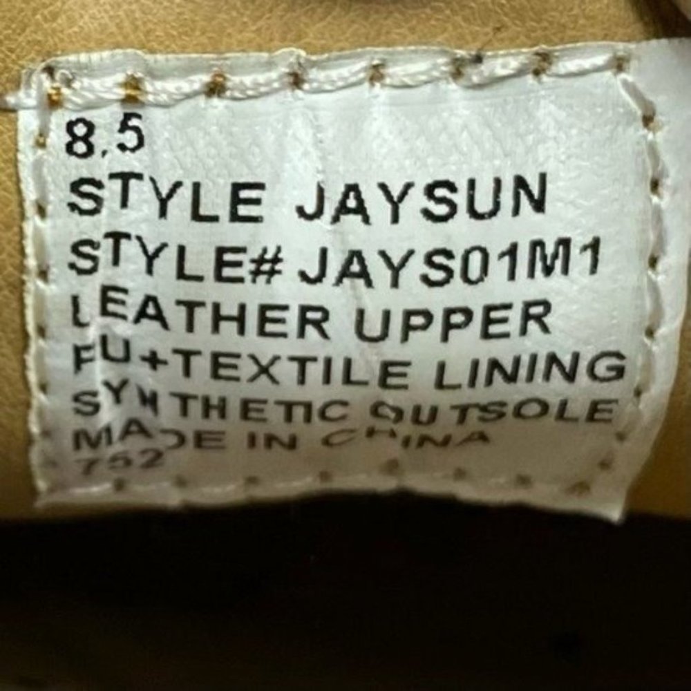 Steve Madden Men’s Size 8.5 Brown Jaysun Oxford Shoes - Picture 7 of 9